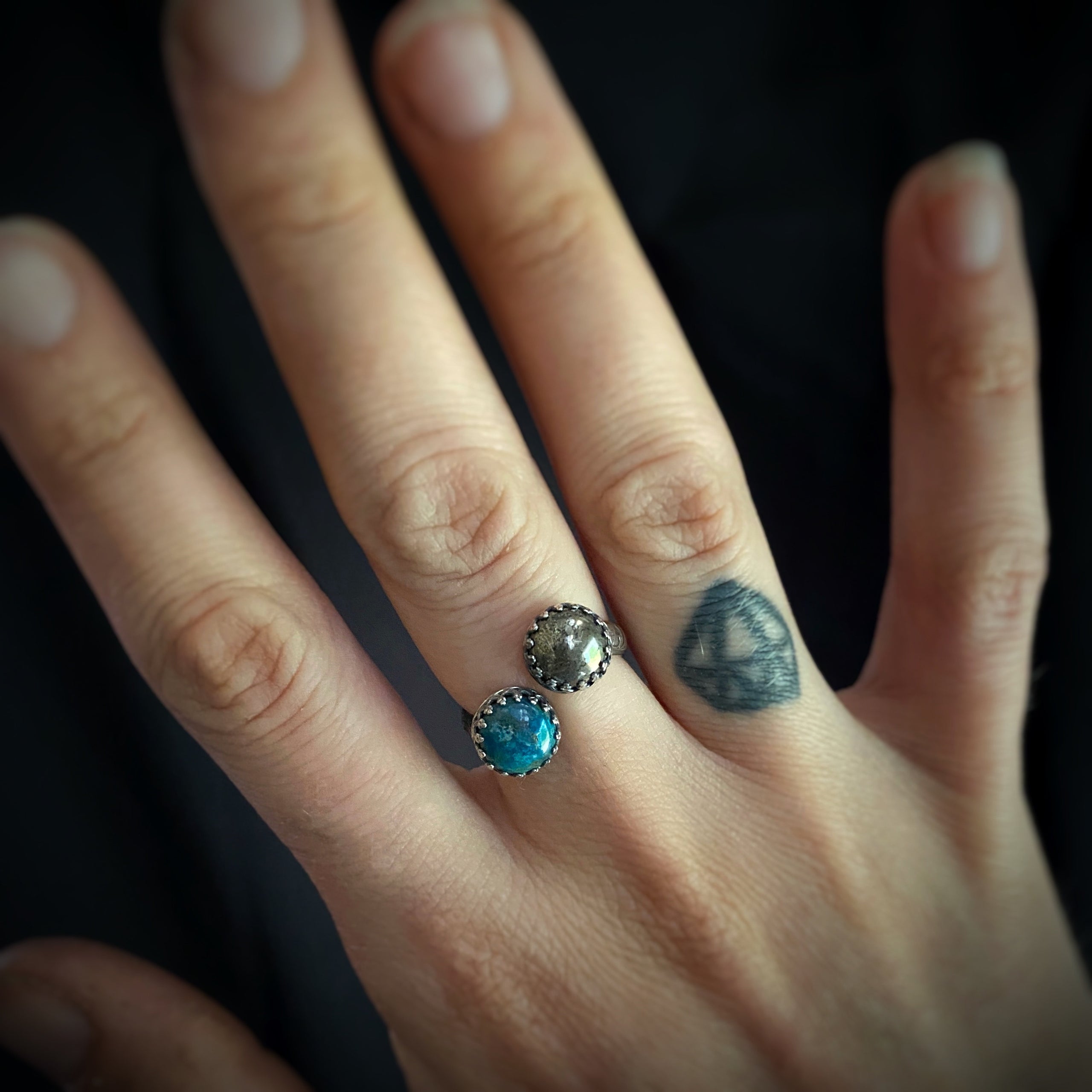 Adjustable outlet shank ring